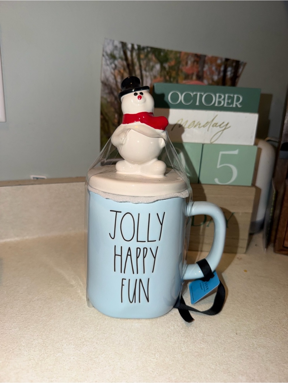 Rae dunn frosty the snow man holy jolly fun